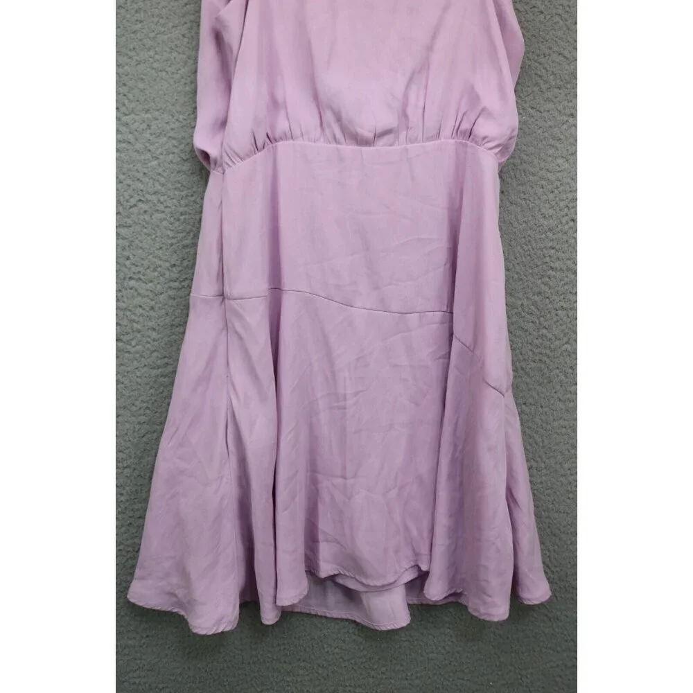 Le Lis Collection Anthropologie Purple Silky Mini Dress-Size Small